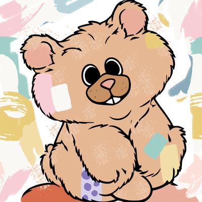 fluffy stuffed animal