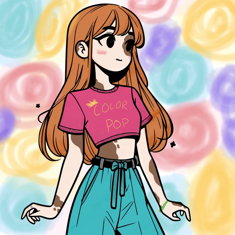 girl in a cute crop top