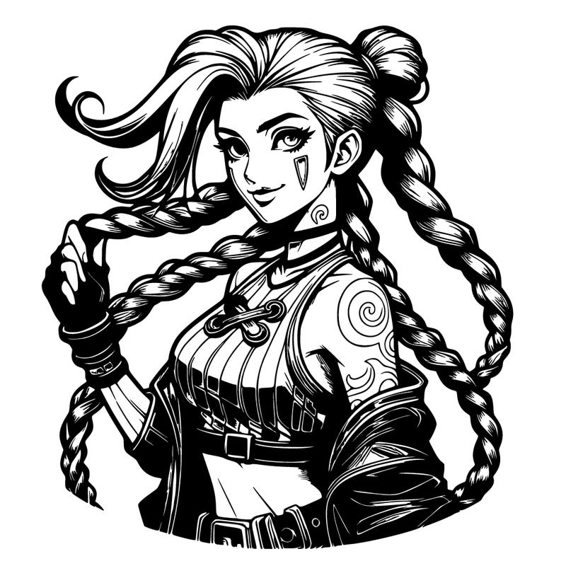 realistic arcane league of legends jinx