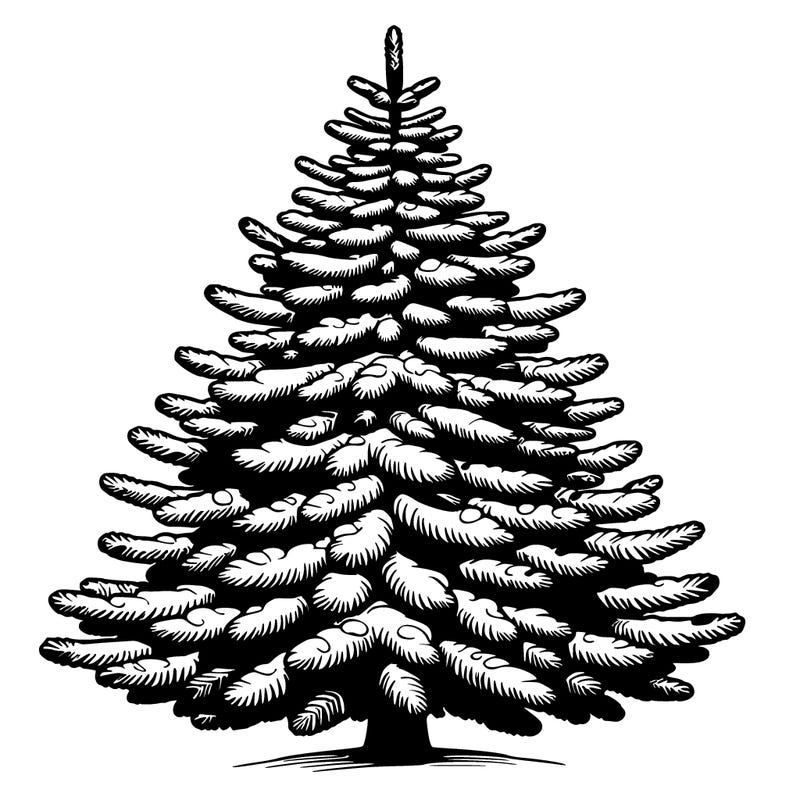 realistic christmas tree