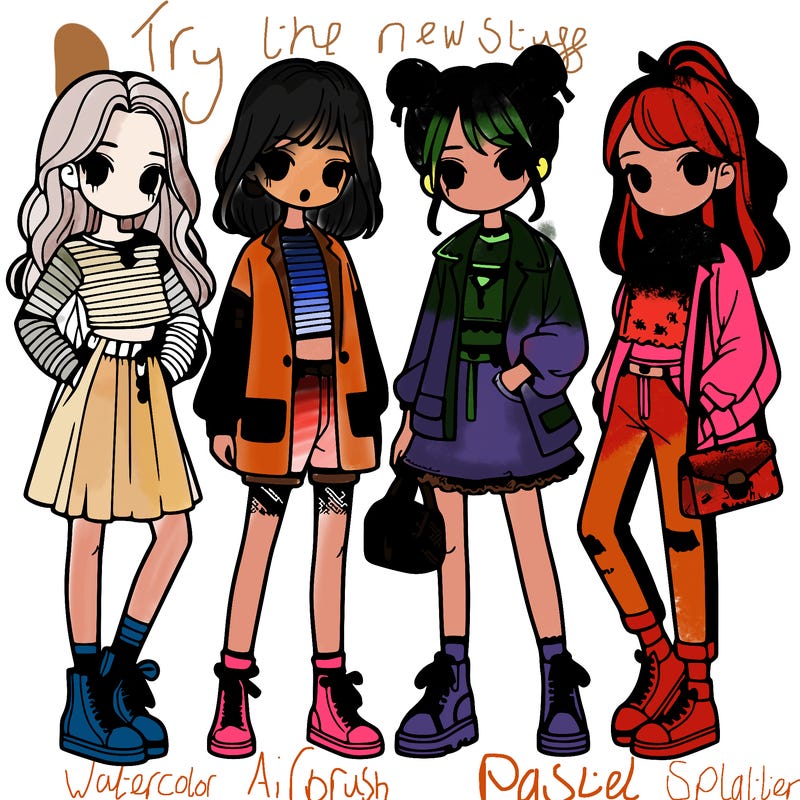 girls with fashion