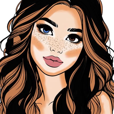 beautiful realistic girl