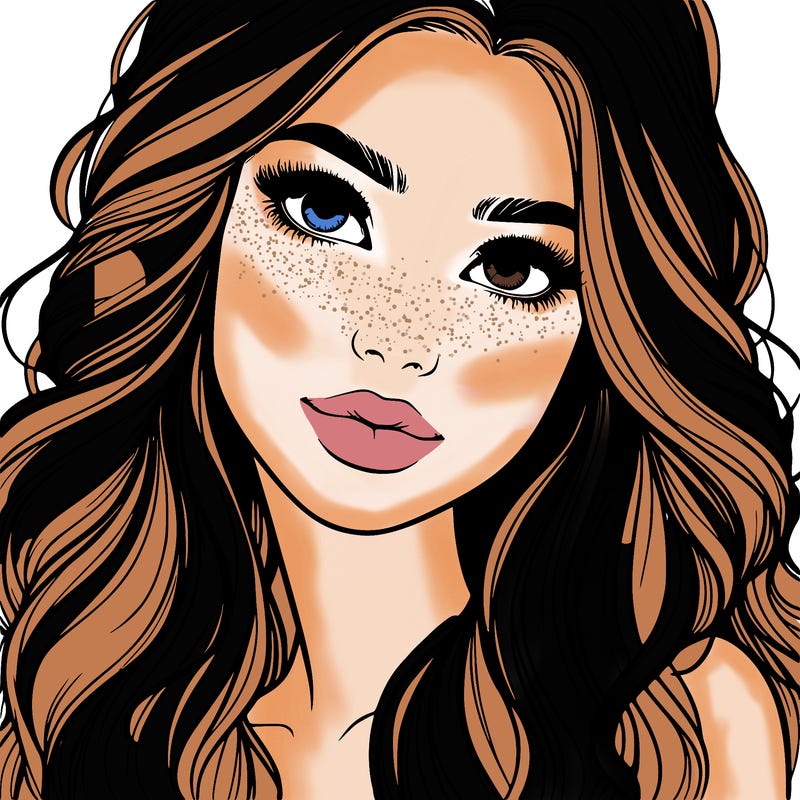 beautiful realistic girl