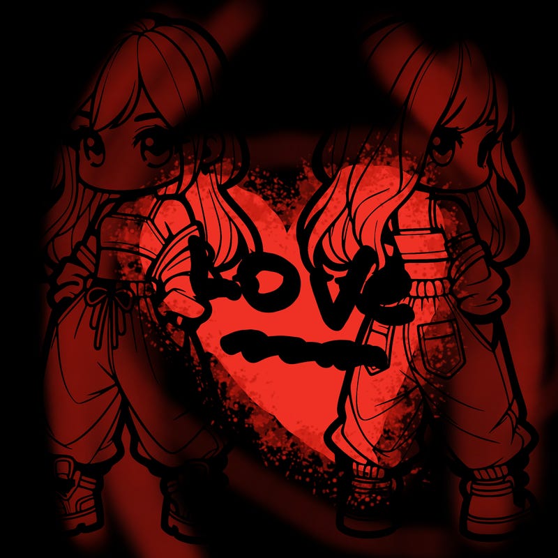 girl in crop top and baggy pants