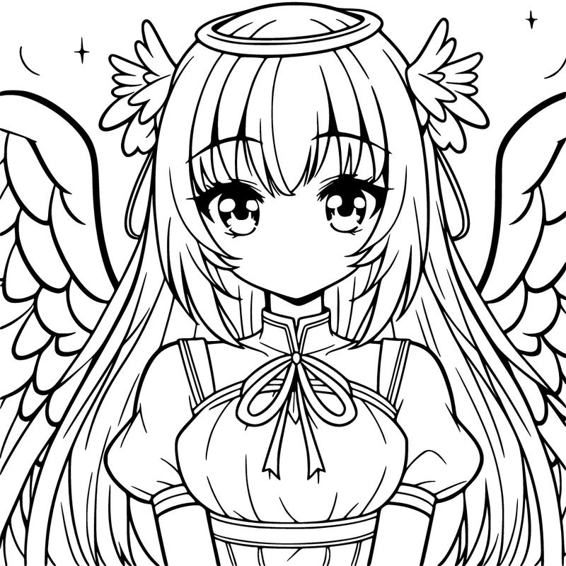 anime angel girl