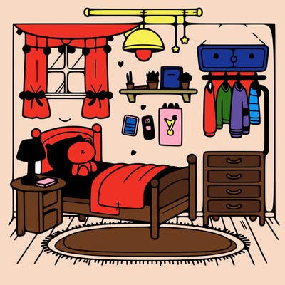 cute bedroom