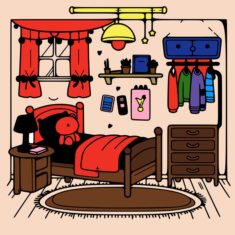 cute bedroom