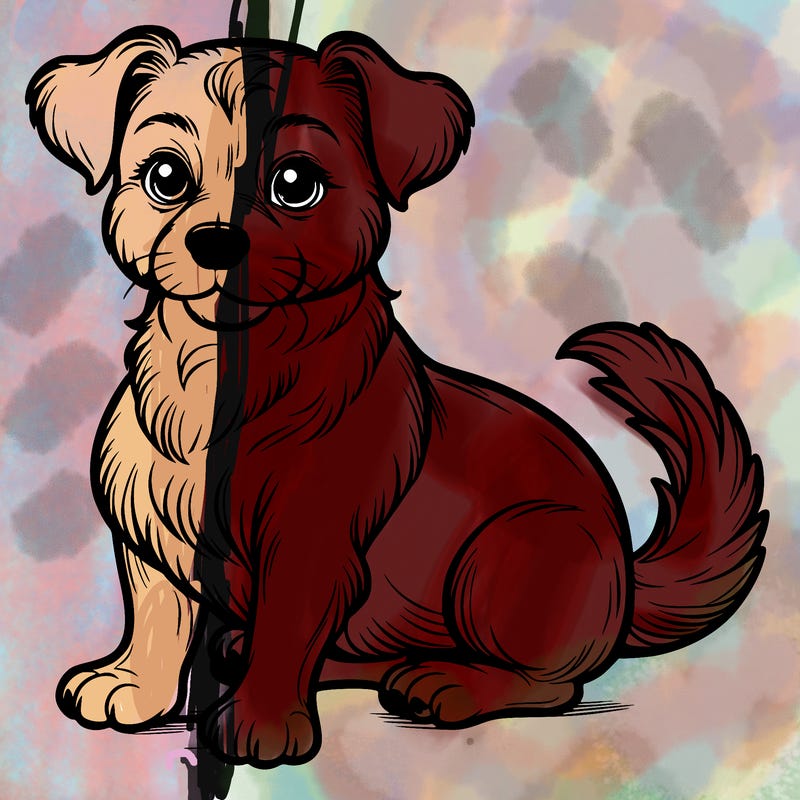 realistic dog