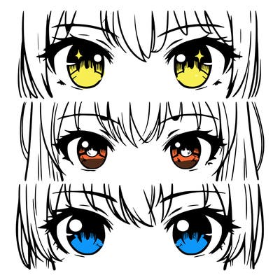 anime eyes