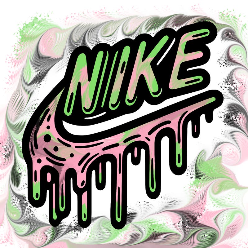drippy nike logo