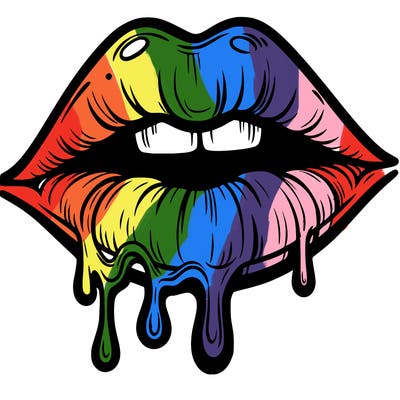 lips that look realistic and drip