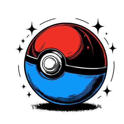 realistic pokémon ball