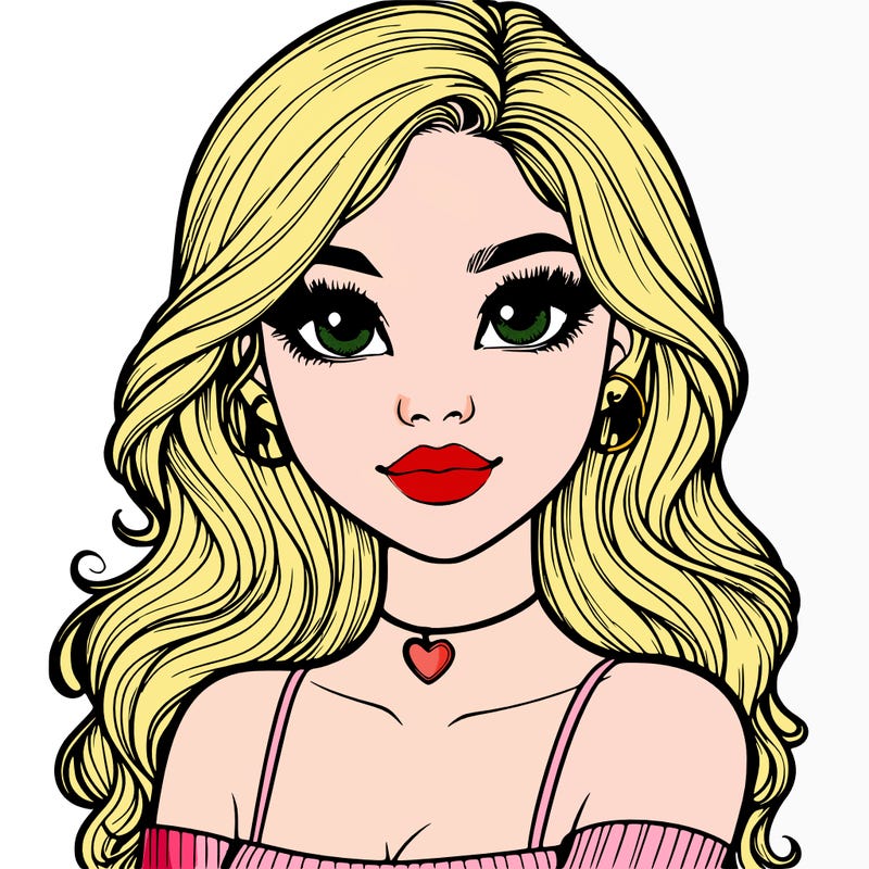 realistic pretty girl