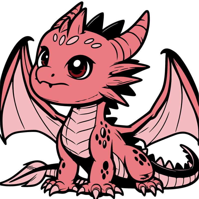 fierce baby night dragon