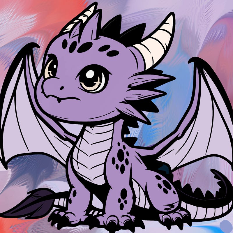 fierce baby night dragon