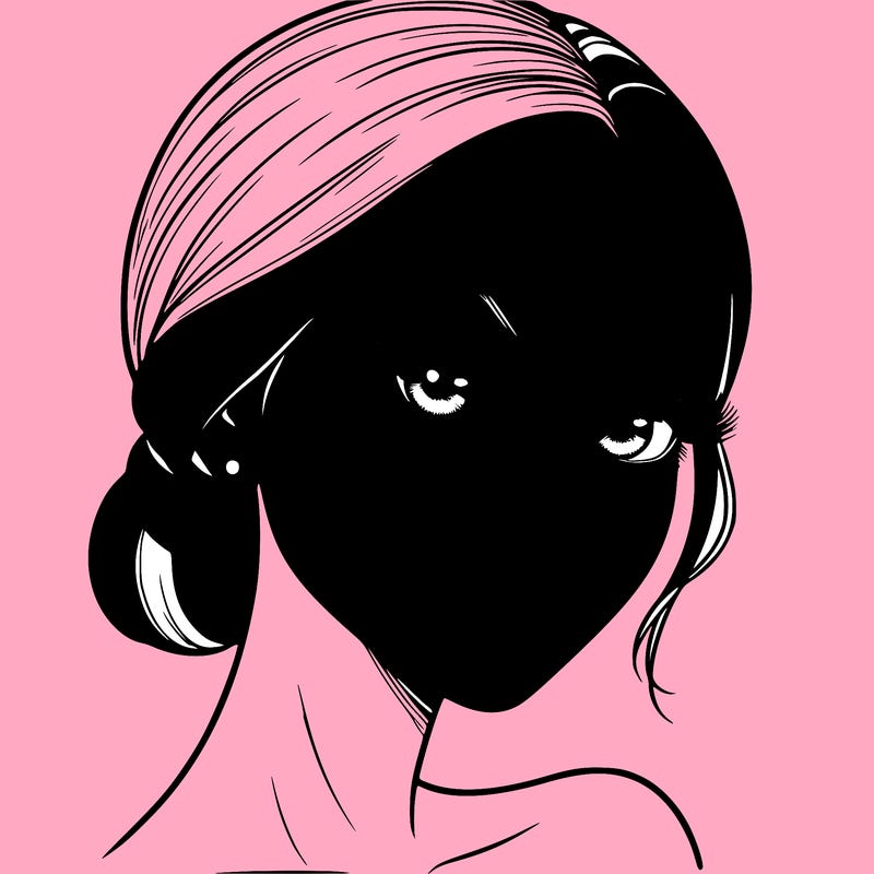 realistic girl with lashes