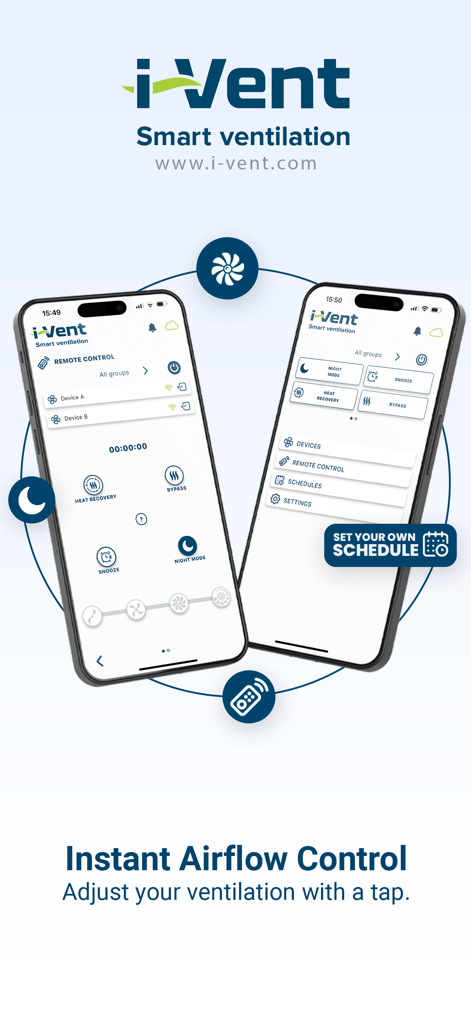 i-Vent Remote Control V3 - Utilities App | MWM