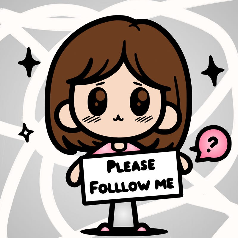 please follow me