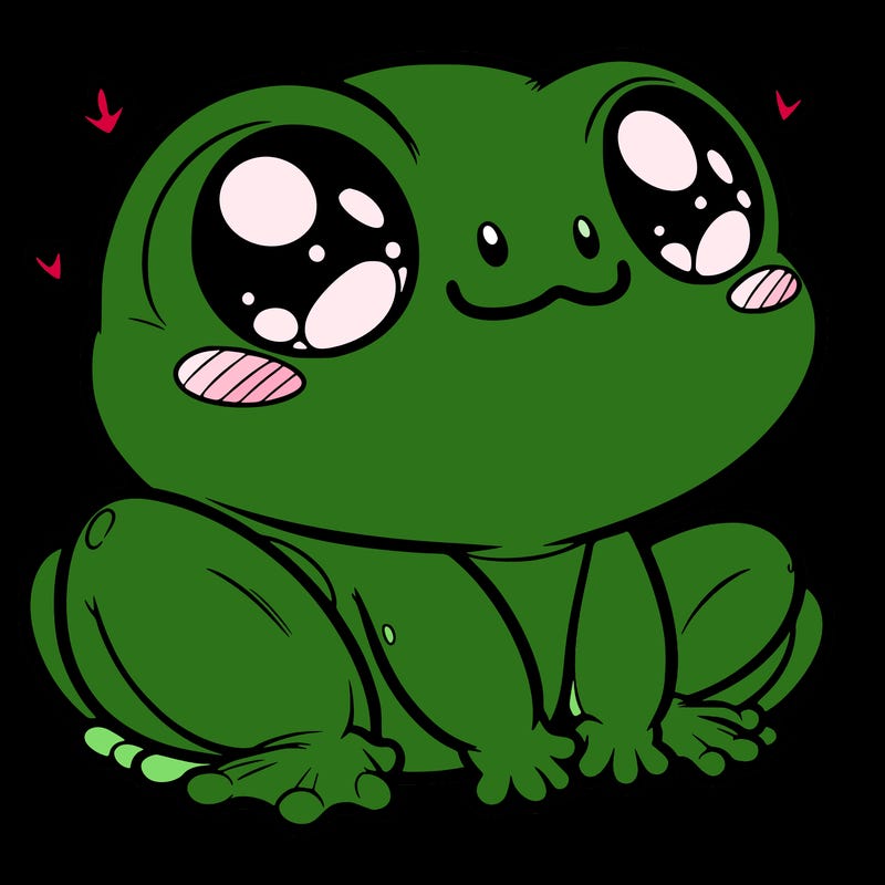 cute frog person realistic