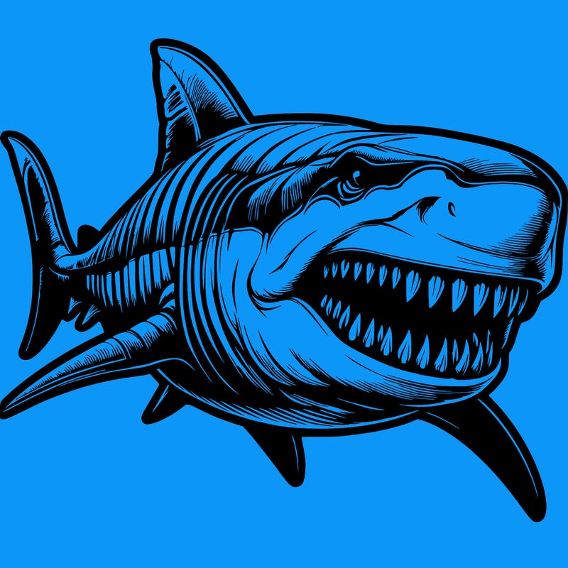 realistic megalodon