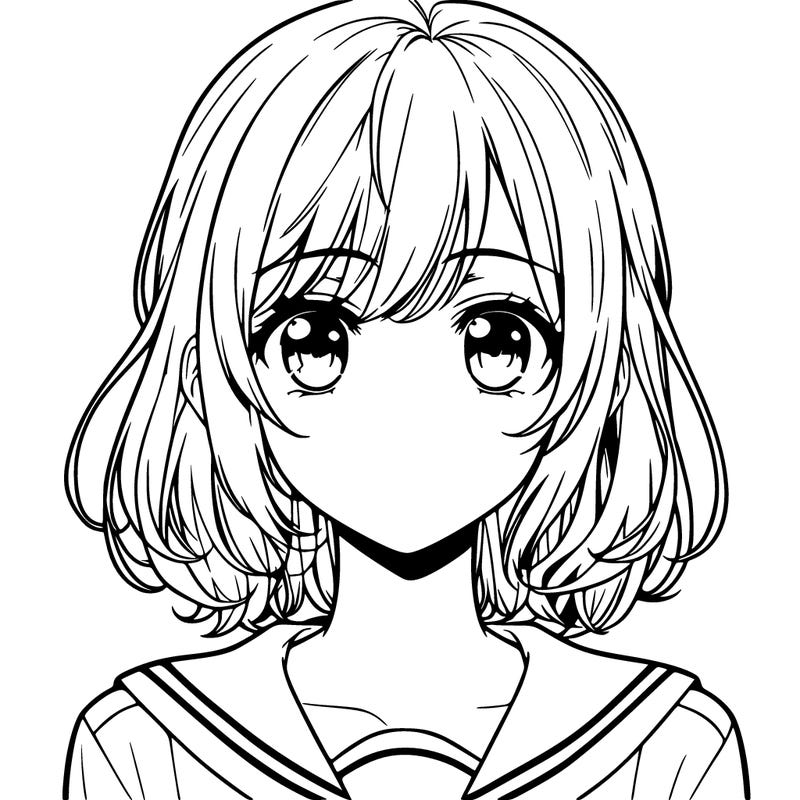 realistic anime girl