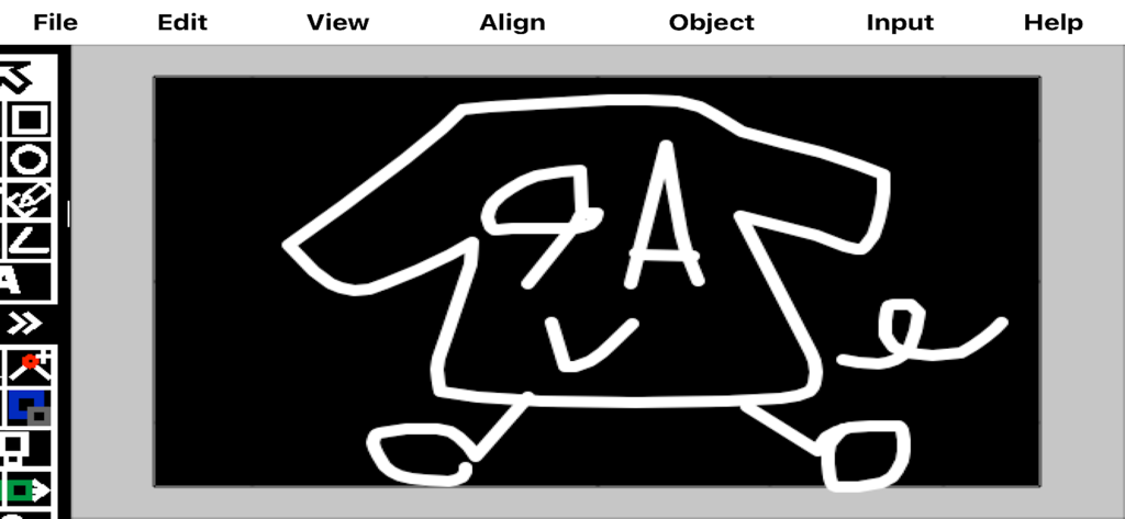 9VAePro - 9VAePro 2D-Vektor-Animations-Oberfläche, die eine Charakterzeichnung auf einer schwarzen Leinwand mit professionellen Bearbeitungswerkzeugen zeigt