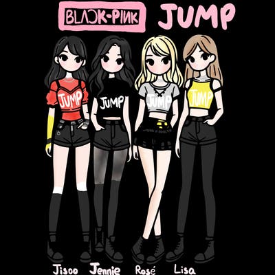 a group of girls wearing crop tops and shorts