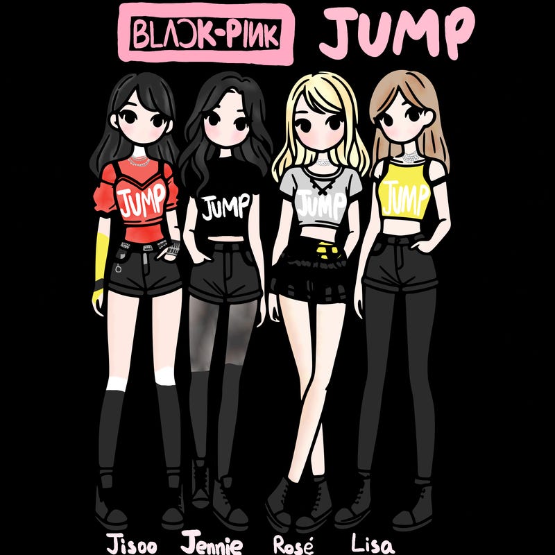 a group of girls wearing crop tops and shorts