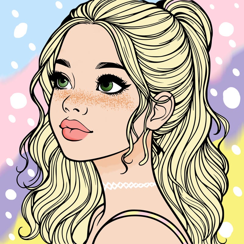 beautiful realistic girl