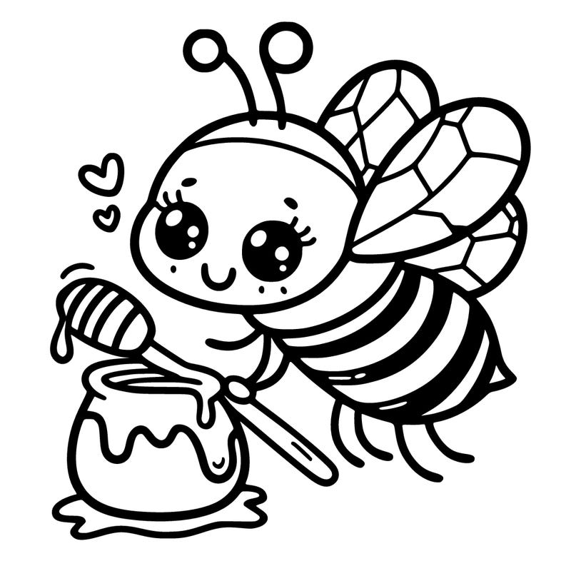 bee  with   honey
