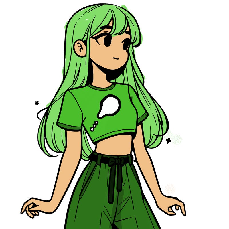 girl in a cute crop top