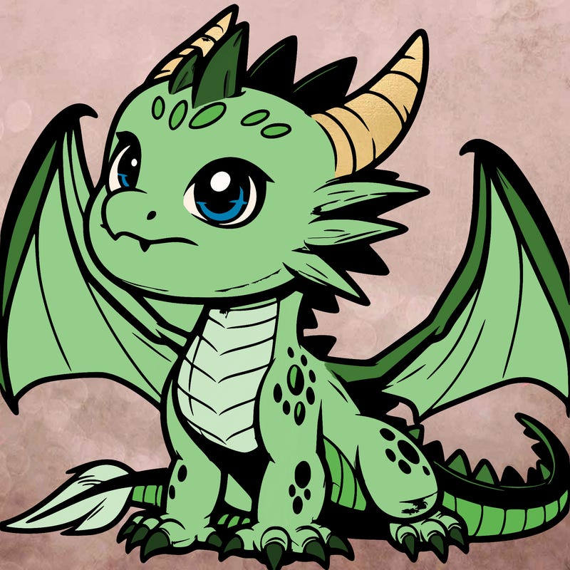 fierce baby night dragon