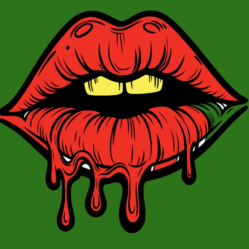 lips that look realistic and drip