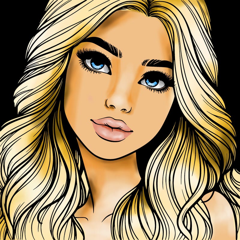 beautiful realistic girl