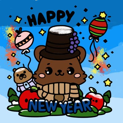 message : happy new year