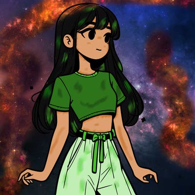 girl in a cute crop top