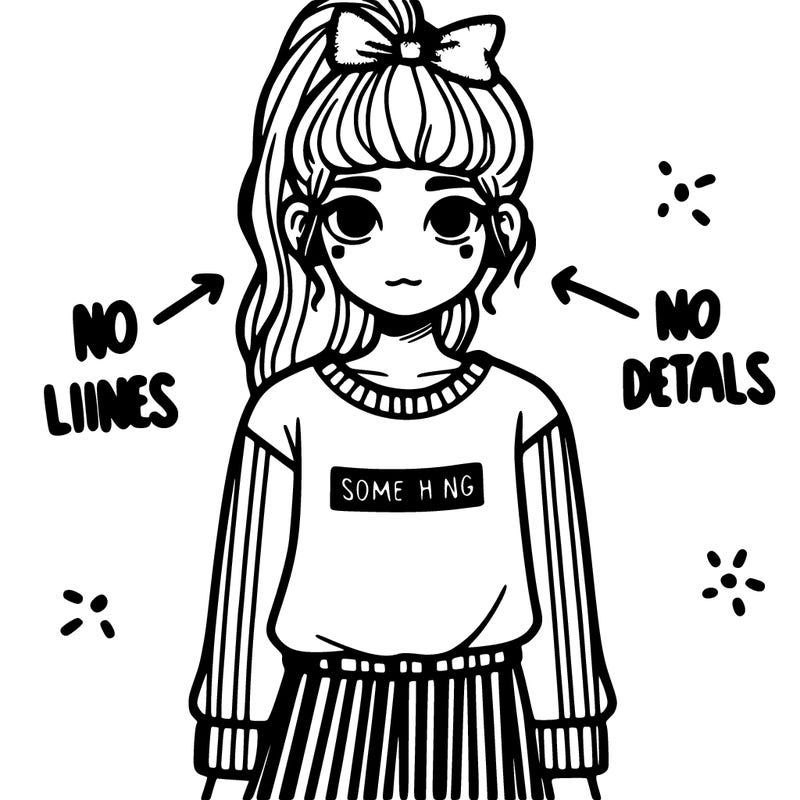 a girl with a shirt that says something on it