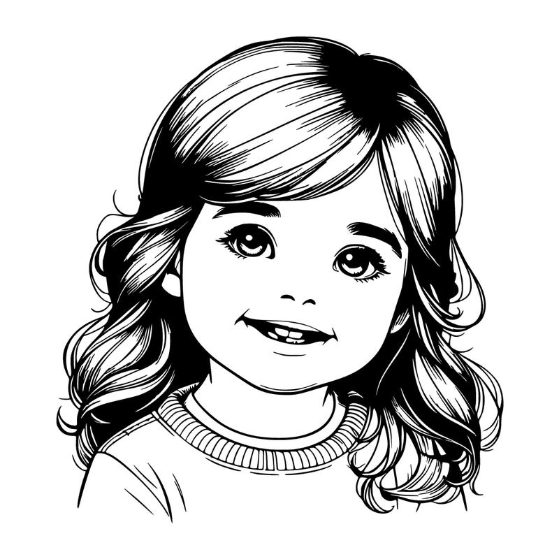 relistic 2 year old girl