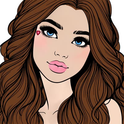 beautiful realistic girl