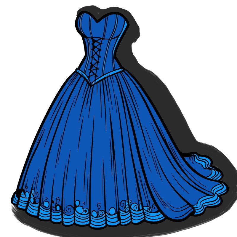 wedding dress-corset and a long and flowy skirt