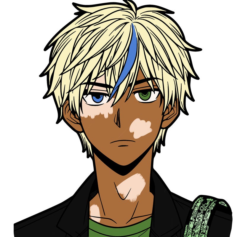 male manga character