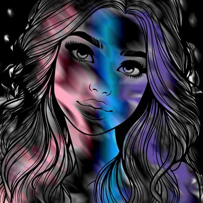 beautiful realistic girl