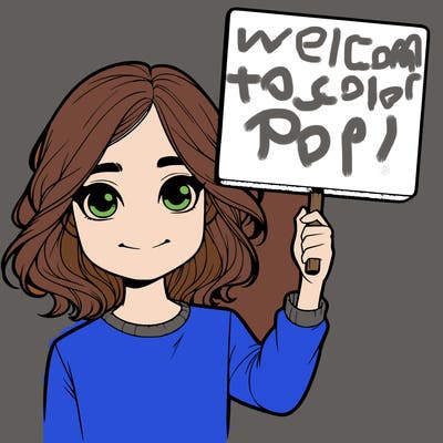 realistic girl holding up a sign