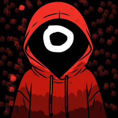 faceless girl in hoodie