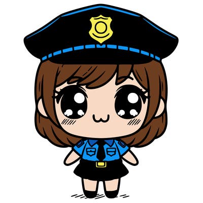 ￼cute police girl ￼