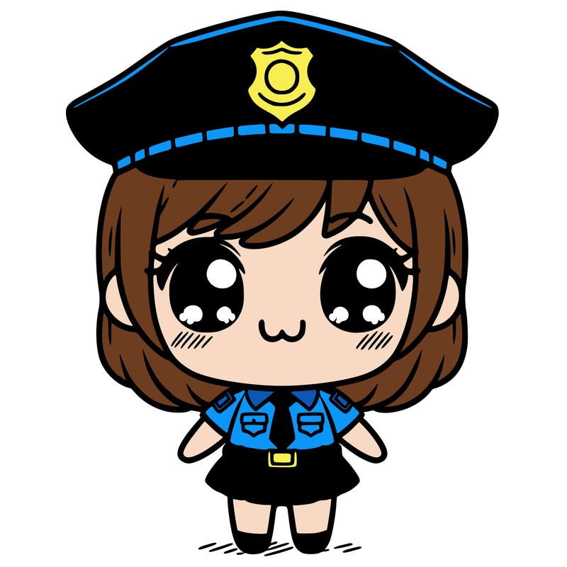 ￼cute police girl ￼