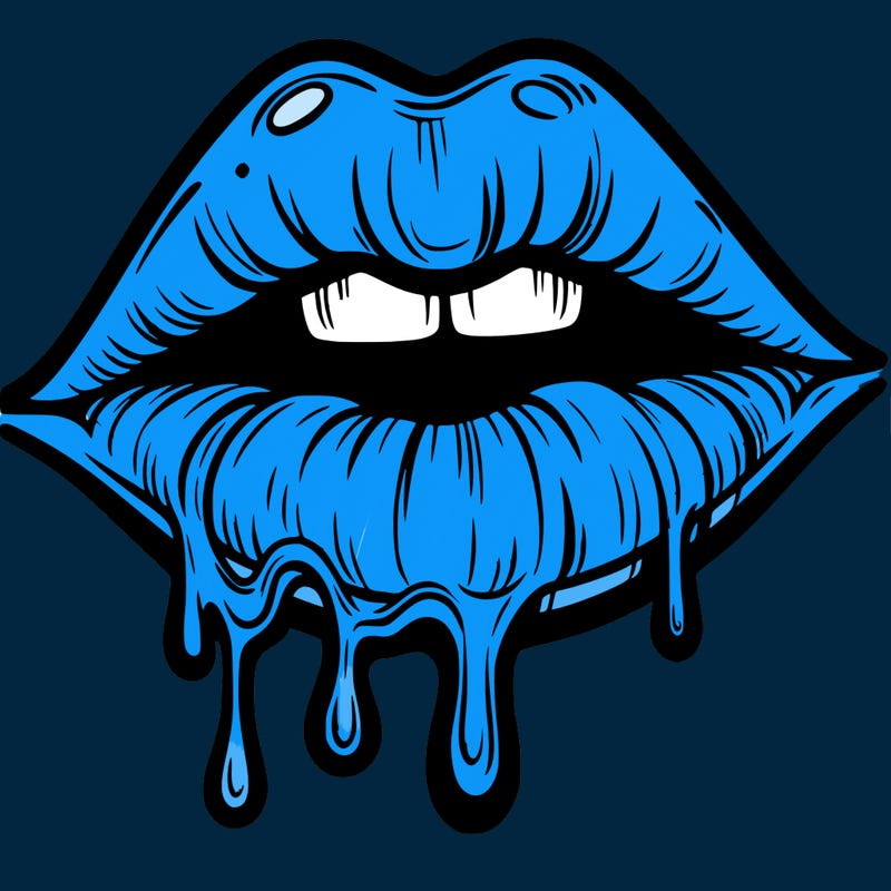 lips that look realistic and drip