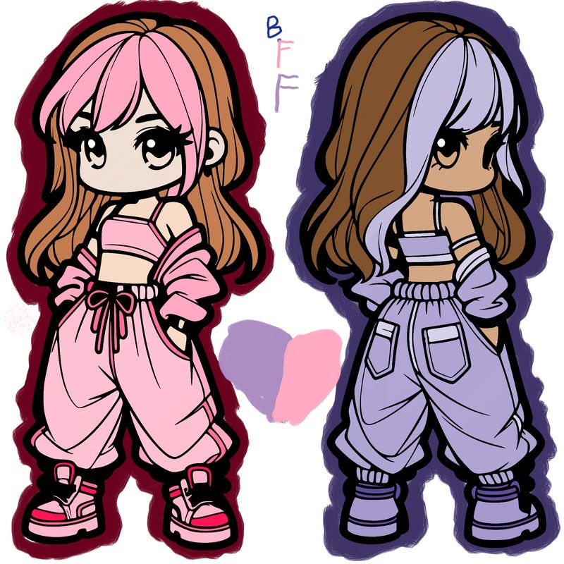 girl in crop top and baggy pants