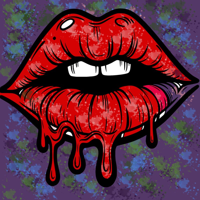 lips that look realistic and drip