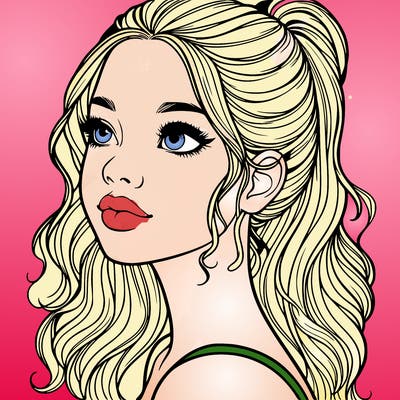 beautiful realistic girl